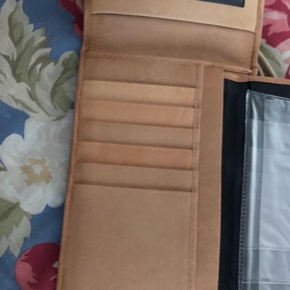 Preston &York leather wallet phone case on back vintage - Picture 3 of 7